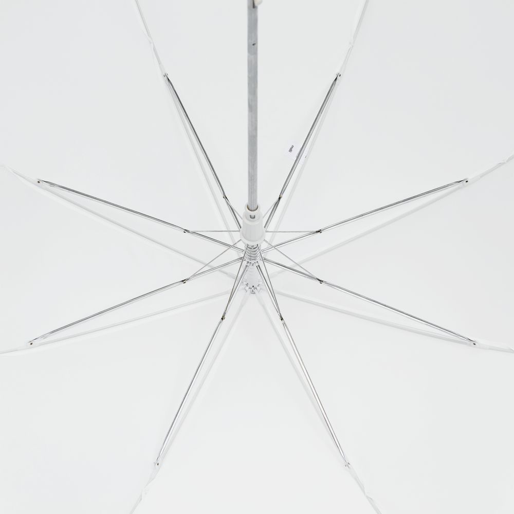 Зонт-трость Promo, белый / Миниатюра WWW (1000)