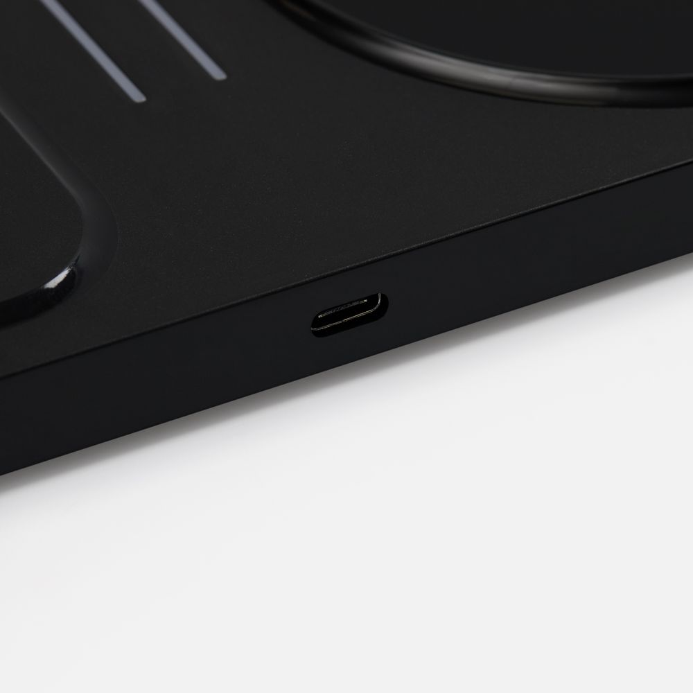 Беспроводное зарядное устройство с подогревом кружки Hot Task, черное / Миниатюра WWW (1000)