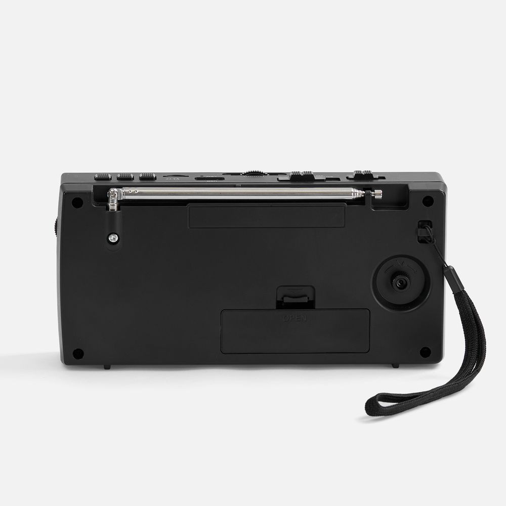 Bluetooth-колонка с радио Comradio, черная / Миниатюра WWW (1000)