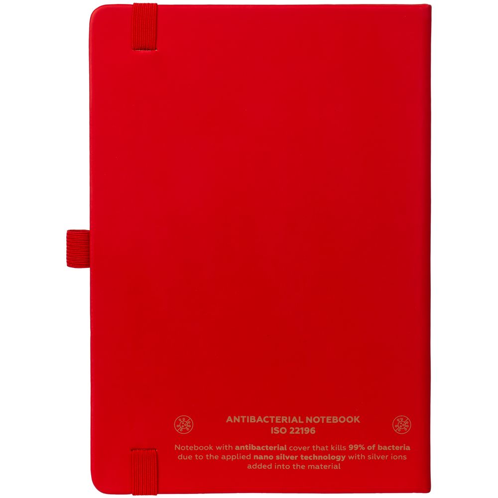 Блокнот Buffer с антибактериальным покрытием, красный / Миниатюра WWW (1000)