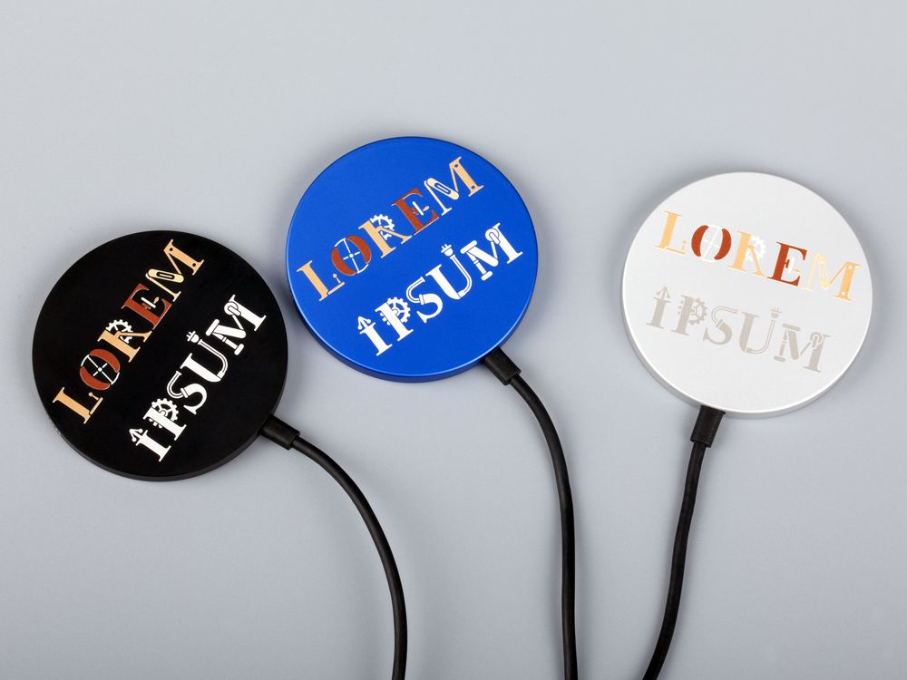 Магнитное зарядное устройство Cooper Rond, 15 Вт, синее / Миниатюра WWW (1000)