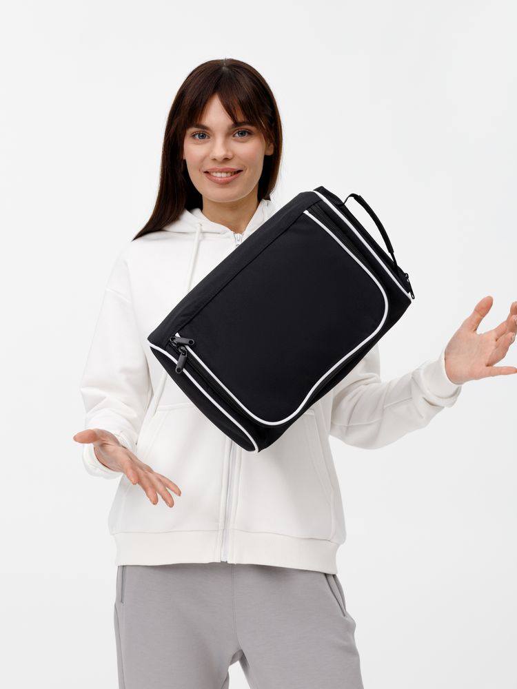 Сумка для обуви Equipex, черная с белым / Миниатюра модельного (1000)