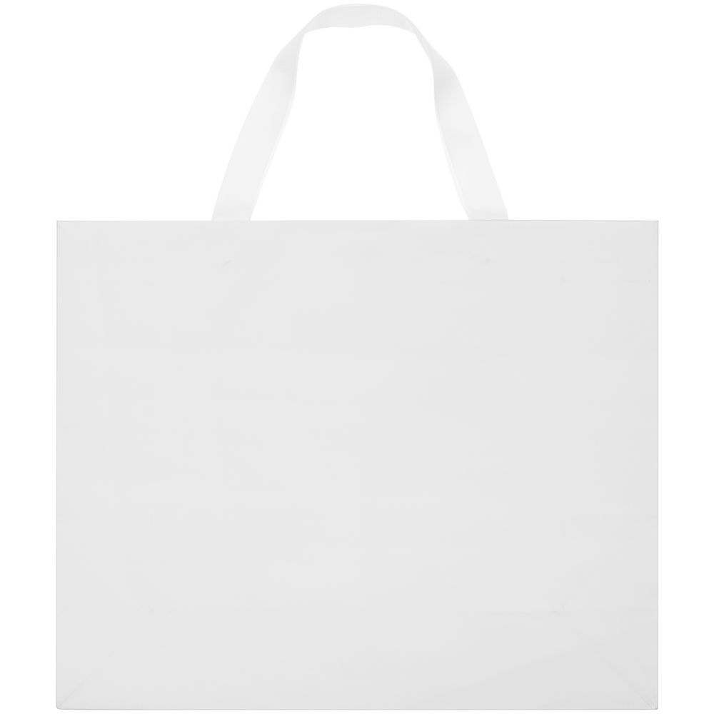 Пакет бумажный Manilla L, белый / Миниатюра WWW (1000)