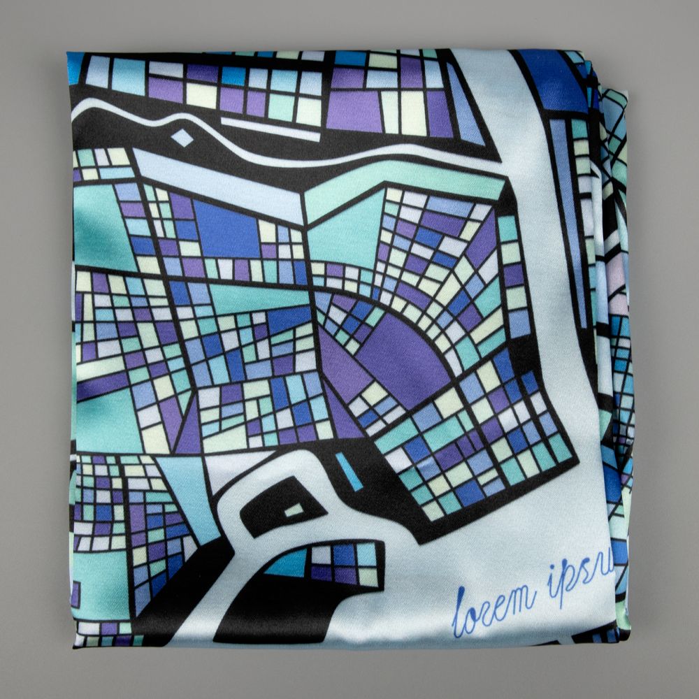 Платок с печатью на заказ ColorSharm, M / Миниатюра WWW (1000)