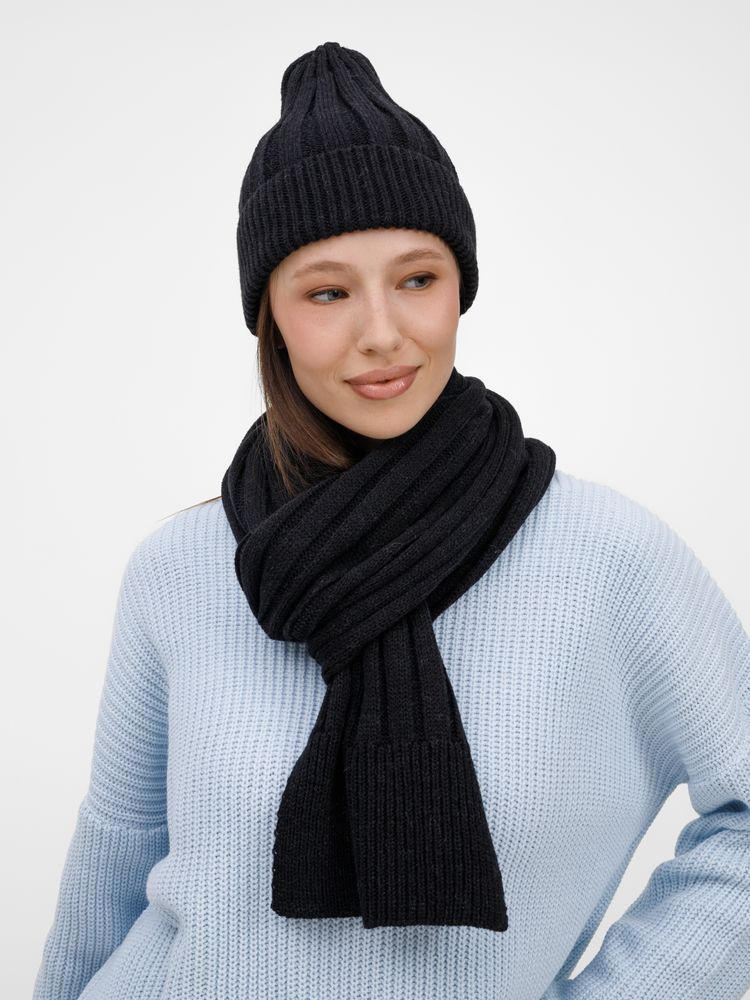 Шарф Bellish, черный / Миниатюра WWW (1000)