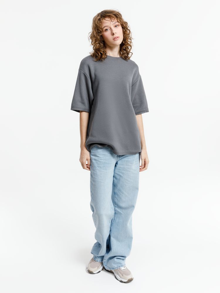 Джемпер с коротким рукавом Siluetti Volumica, серый / Миниатюра WWW (1000)