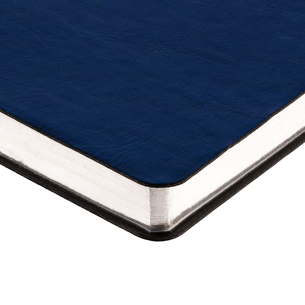 Ежедневник Nebraska Flex, недатированный, синий с серебром / Миниатюра WWW (1000)