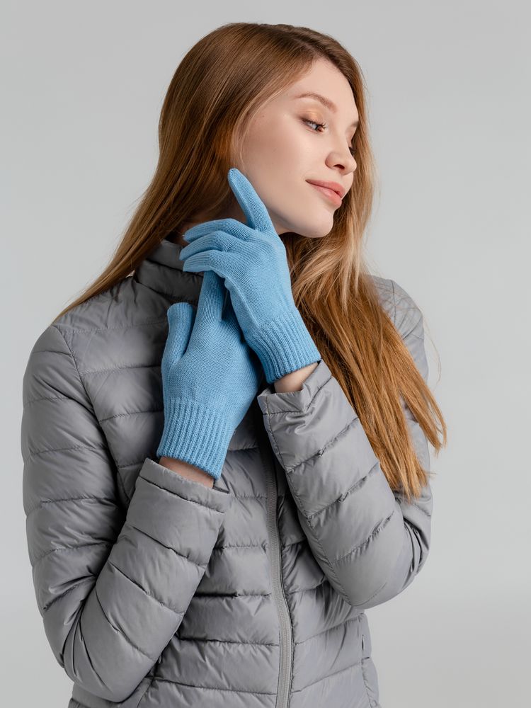 Перчатки Real Talk, голубые / Миниатюра WWW (1000)