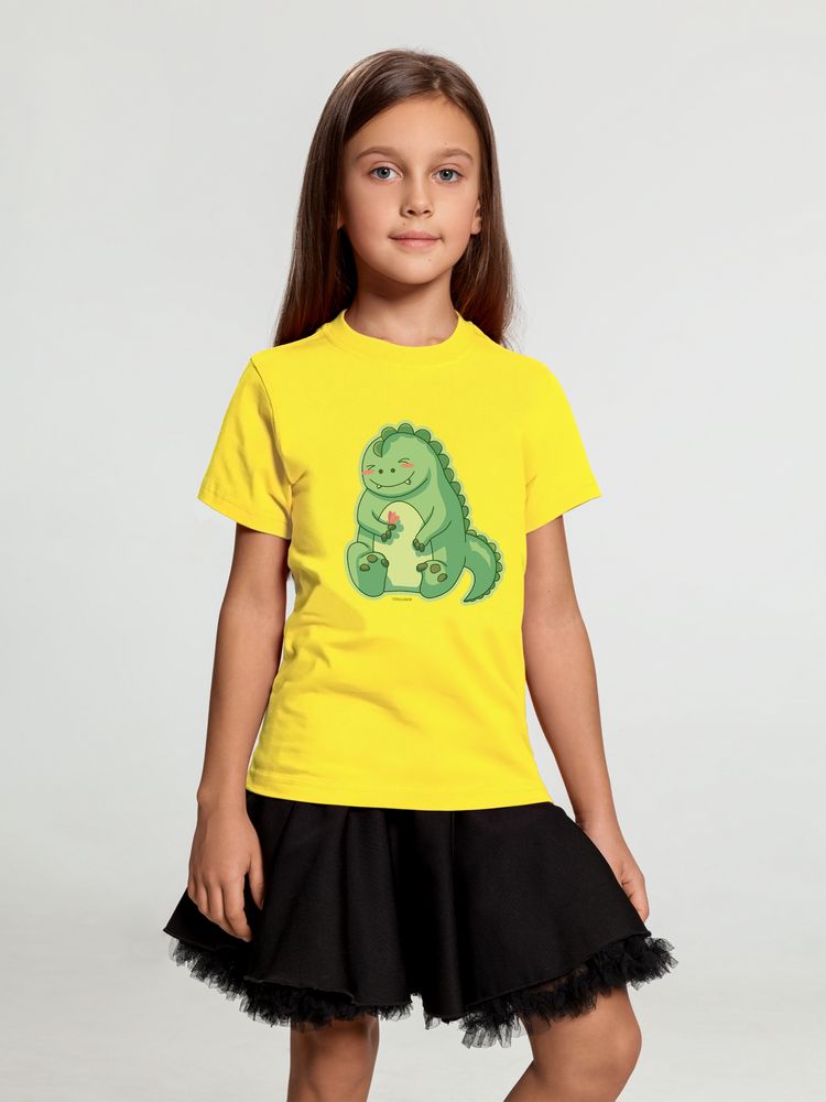 Футболка детская BabyZilla, желтая / Миниатюра WWW (1000)