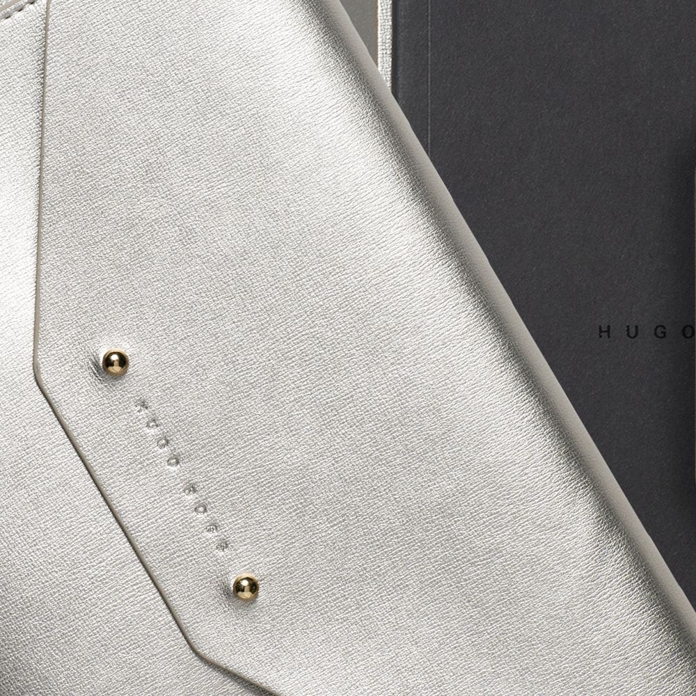 Папка Elegance с блокнотом А5, серебристая / Миниатюра WWW (1000)