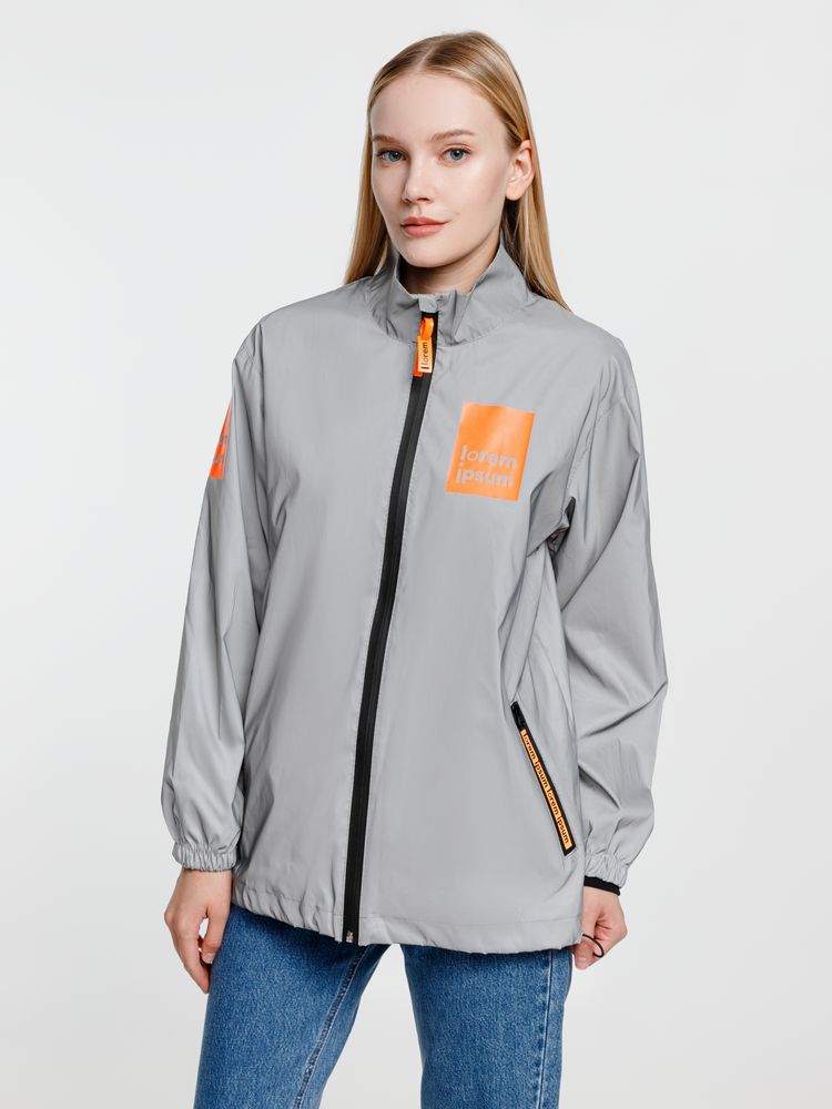 Ветровка Manifest из светоотражающей ткани, серая / Миниатюра WWW (1000)