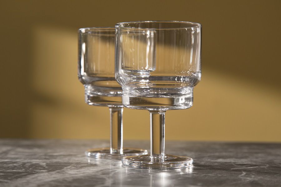 Набор из 2 бокалов для вина Utility, оранжевый / Миниатюра WWW (1000)