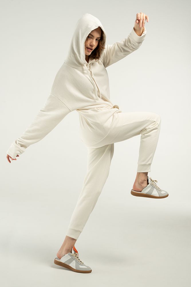 Худи унисекс H2, молочно-белое / Миниатюра WWW (1000)