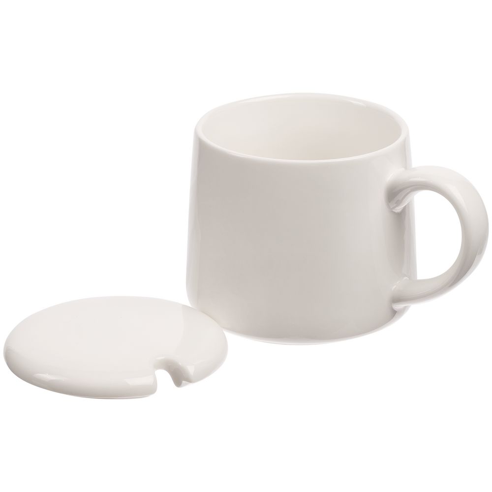 Кружка с подогревом и беспроводной зарядкой Dual Base ver. 2.0, белая / Миниатюра WWW (1000)