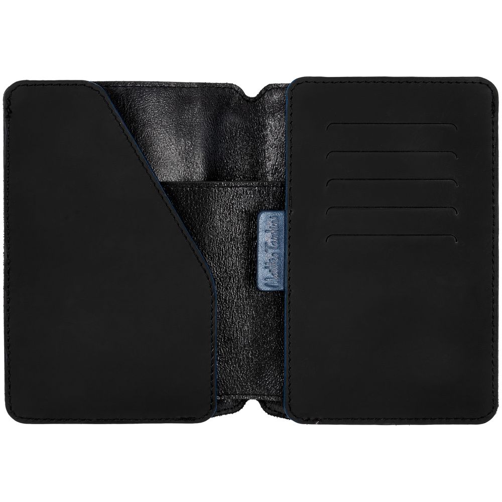 Автобумажник Arrival, черный с синим / Миниатюра WWW (1000)