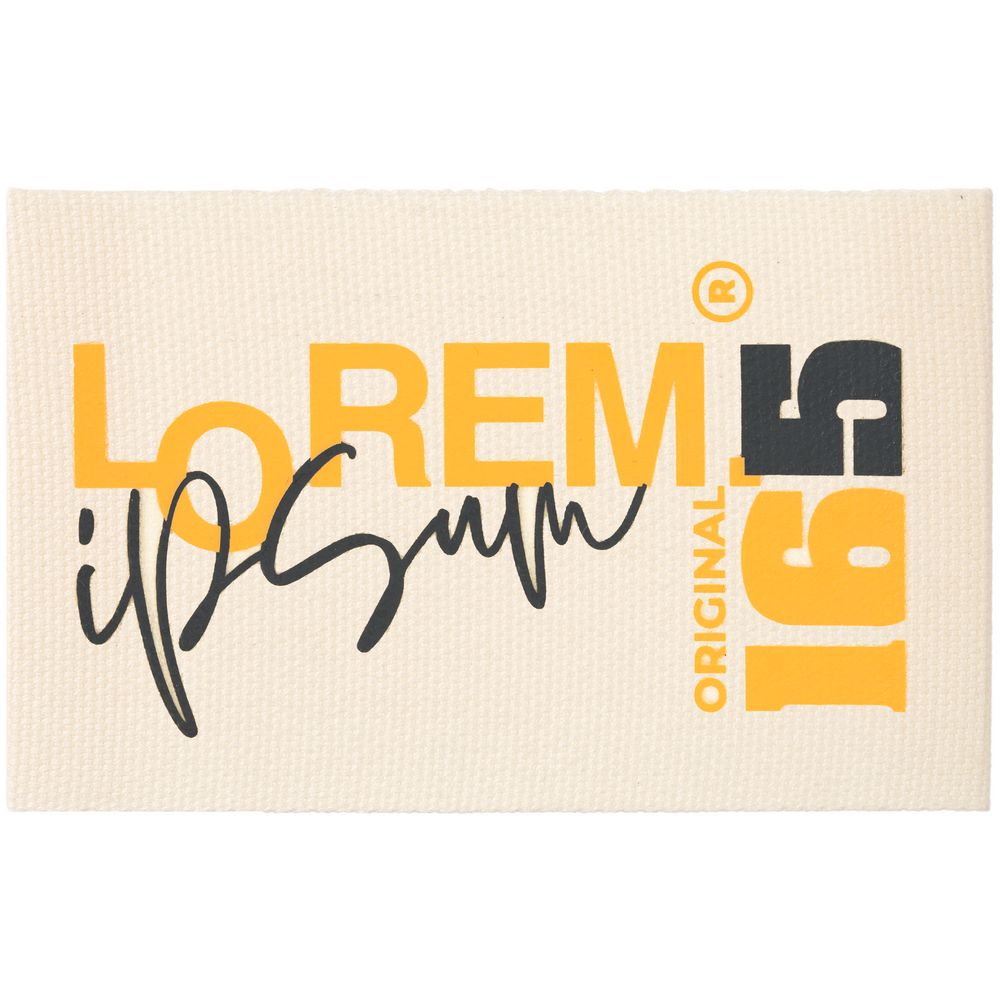 Лейбл хлопковый Doni, XL, неокрашенный / Миниатюра WWW (1000)