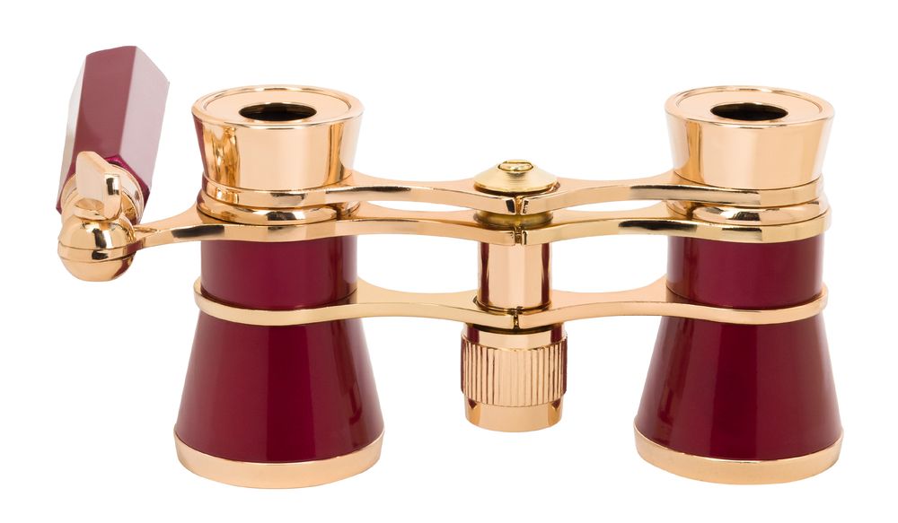 Театральный бинокль-лорнет Broadway 325E, красный / Миниатюра WWW (1000)