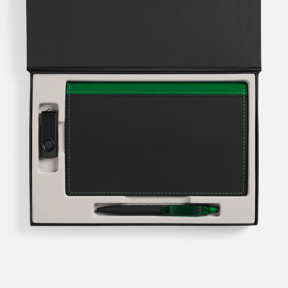 Набор Nice Twice Memory, черный с зеленым / Миниатюра WWW (1000)