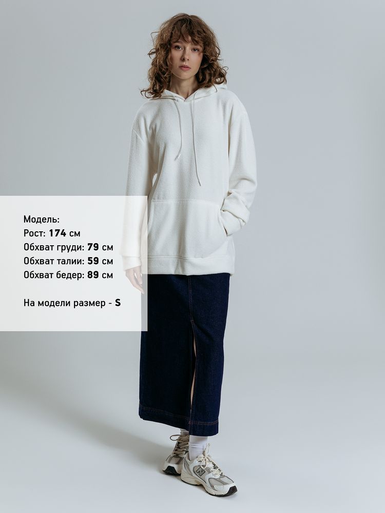 Худи унисекс Prima Vista, белое / Миниатюра модельного (1000)