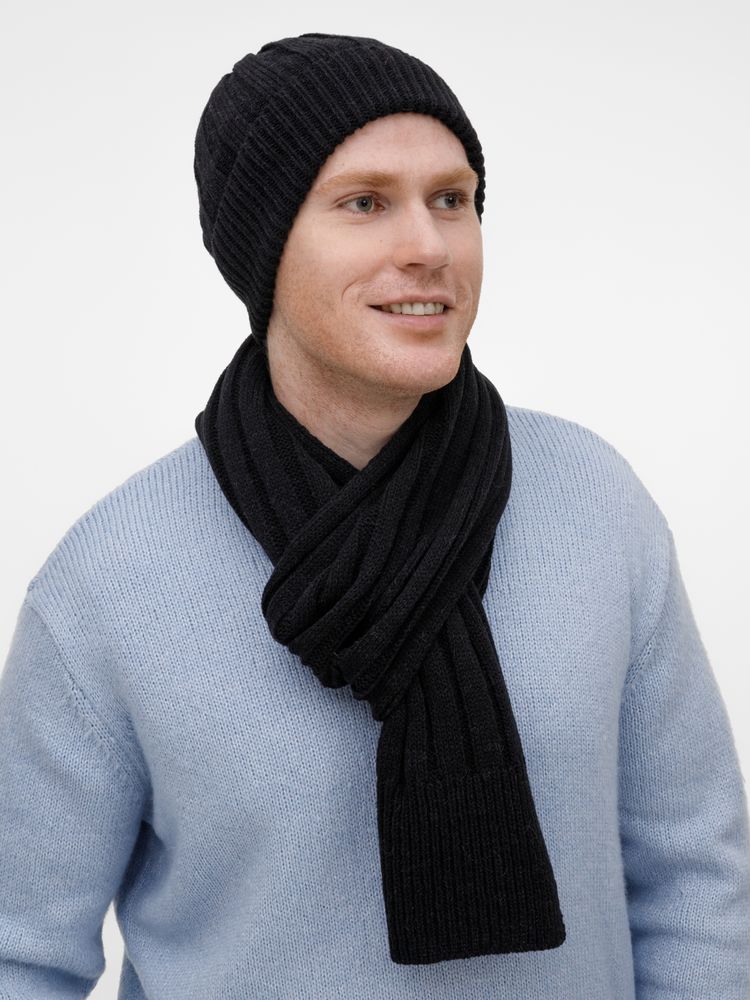 Шарф Bellish, черный / Миниатюра WWW (1000)