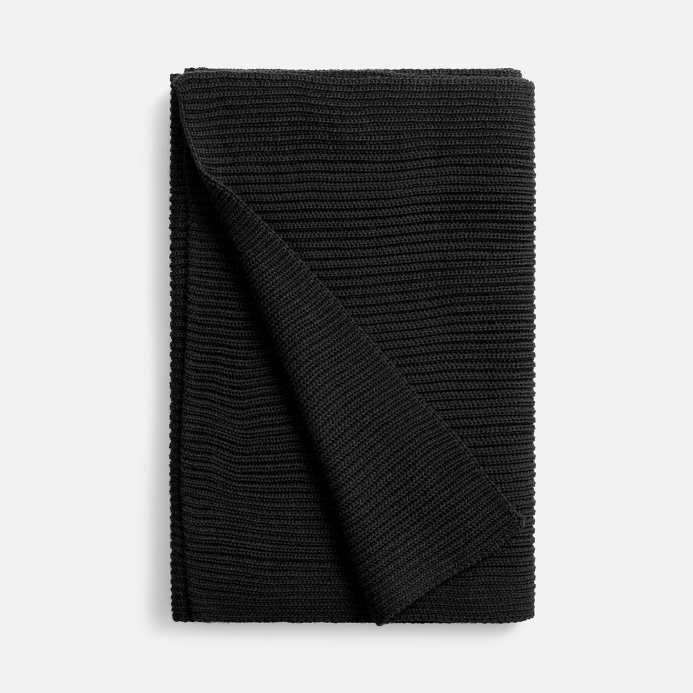 Шарф Nobilis Mono, черный / Миниатюра WWW (1000)