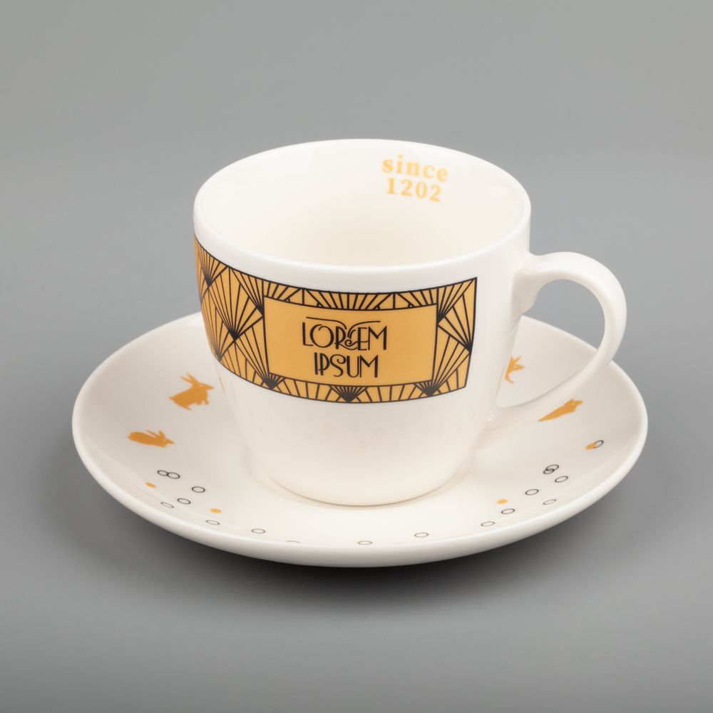 Чайная пара Mansion, ver.2, малая / Миниатюра нанесения (1000)