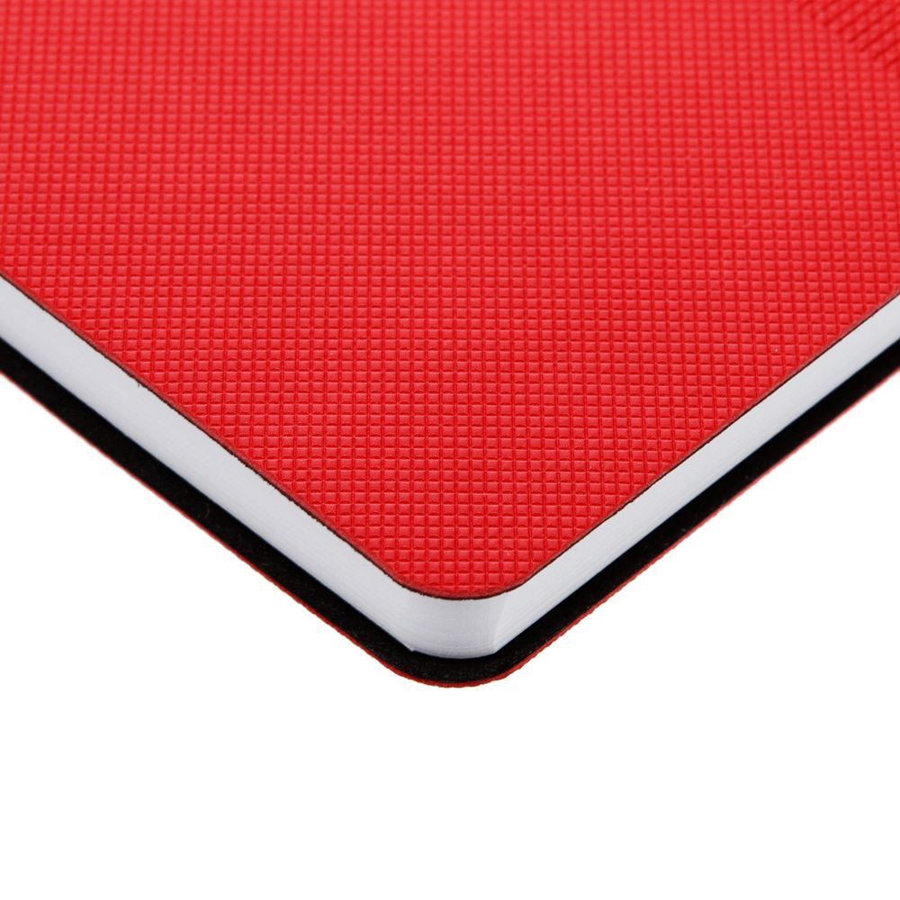 Ежедневник Knit, недатированный, красный / Миниатюра WWW (1000)