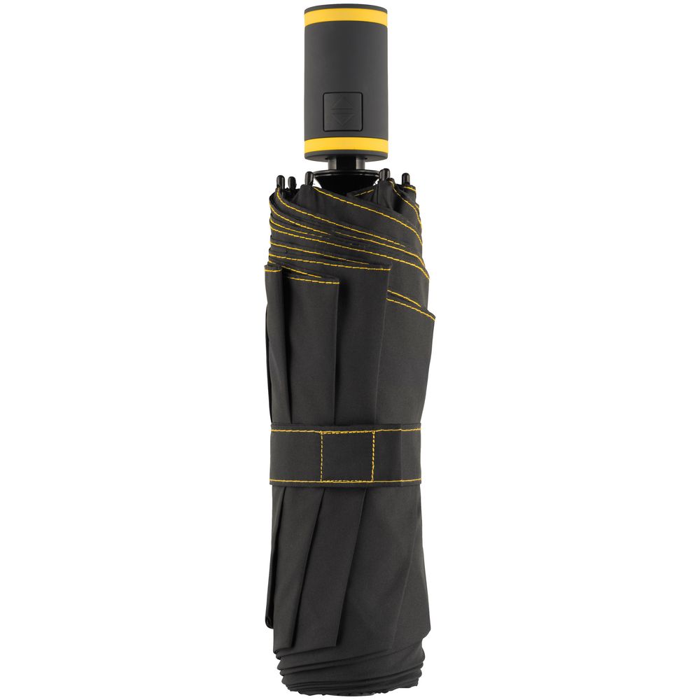 Зонт складной AOC Mini с цветными спицами, желтый / Миниатюра WWW (1000)