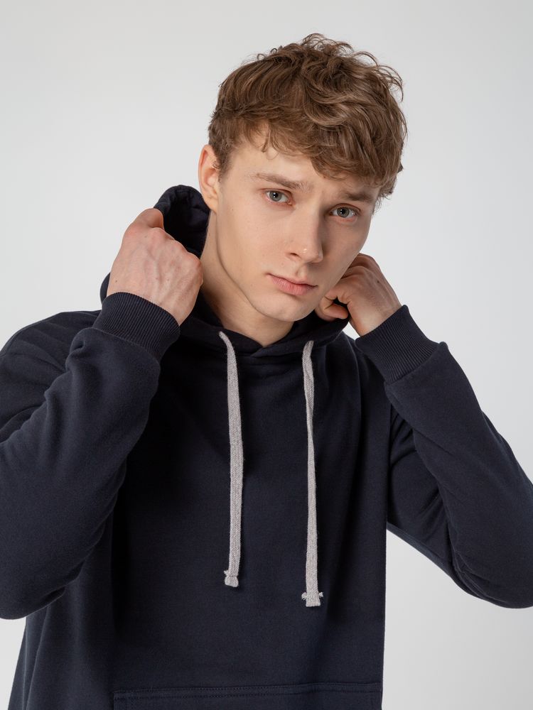 Толстовка с капюшоном Unit Kirenga Heavy, темно-синяя / Миниатюра WWW (1000)