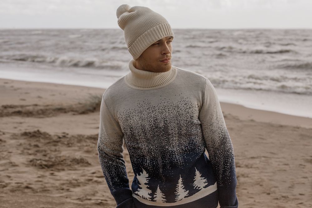 Шапка Brugge, молочно-белая / Миниатюра WWW (1000)