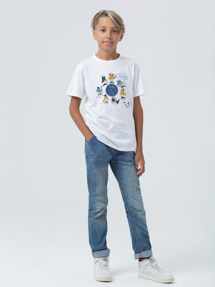 Футболка детская «Где Плутон?», белая / Миниатюра WWW (1000)