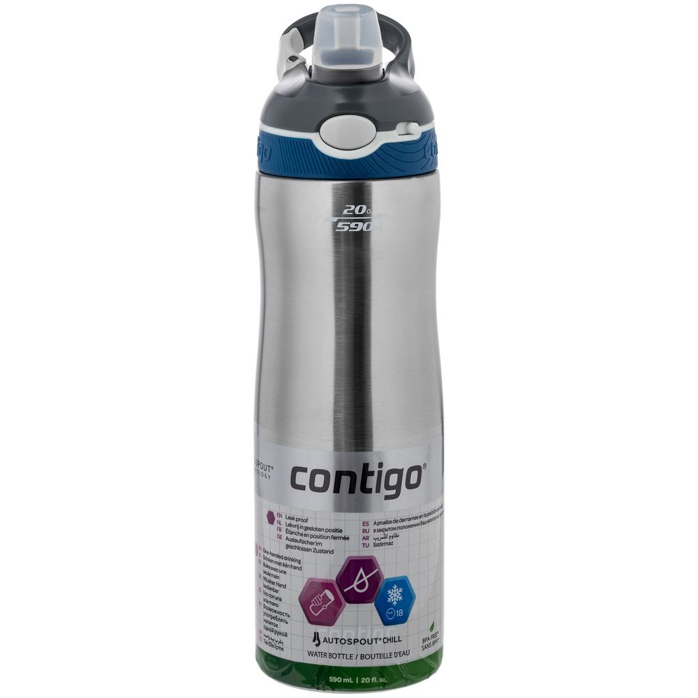 Термобутылка Ashland Chill, вакуумная, стальной / Миниатюра WWW (1000)