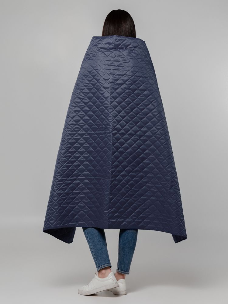 Плед-пончо для пикника SnapCoat, синий / Миниатюра WWW (1000)