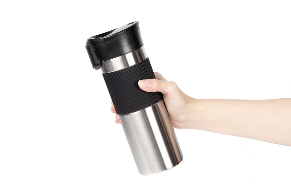 Термостакан Tralee XL, серебристый / Миниатюра WWW (1000)