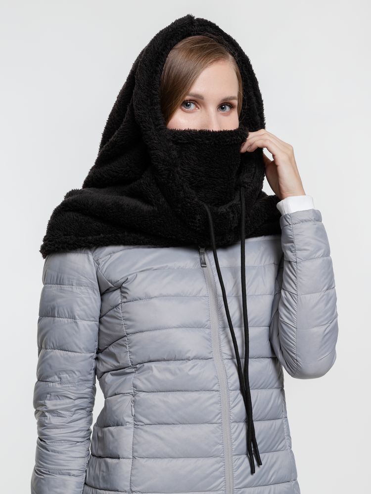 Балаклава-капюшон Flocky, черная / Миниатюра WWW (1000)