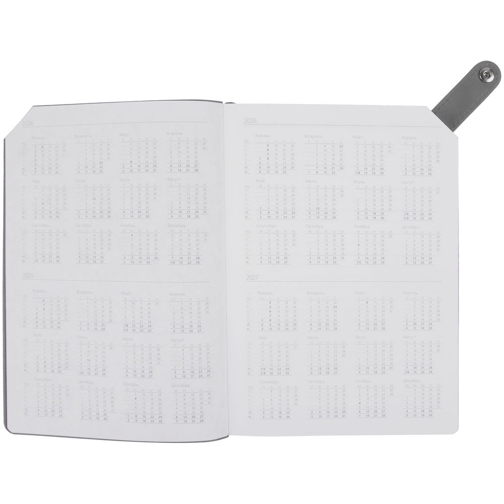 Ежедневник Angle, недатированный, серый / Миниатюра WWW (1000)