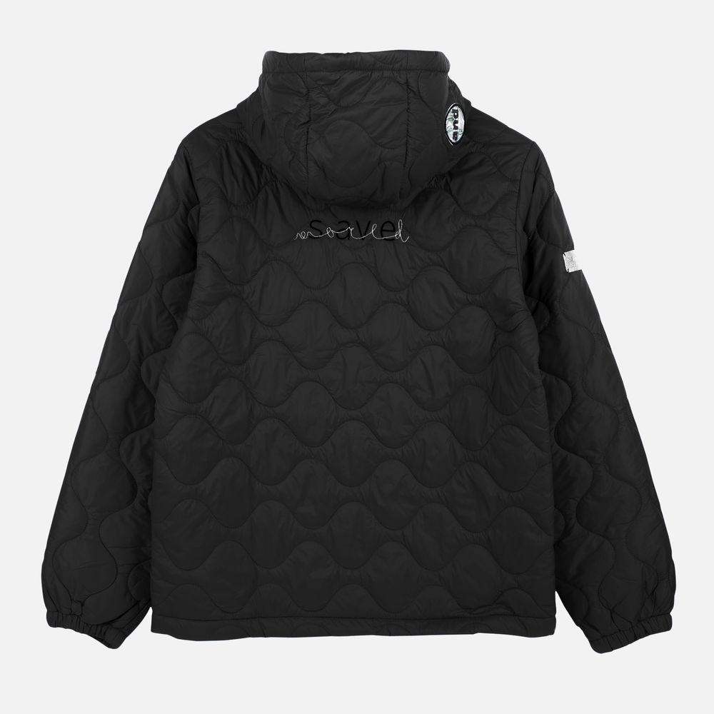 Куртка унисекс Tarnaby, черная / Миниатюра нанесения (1000)