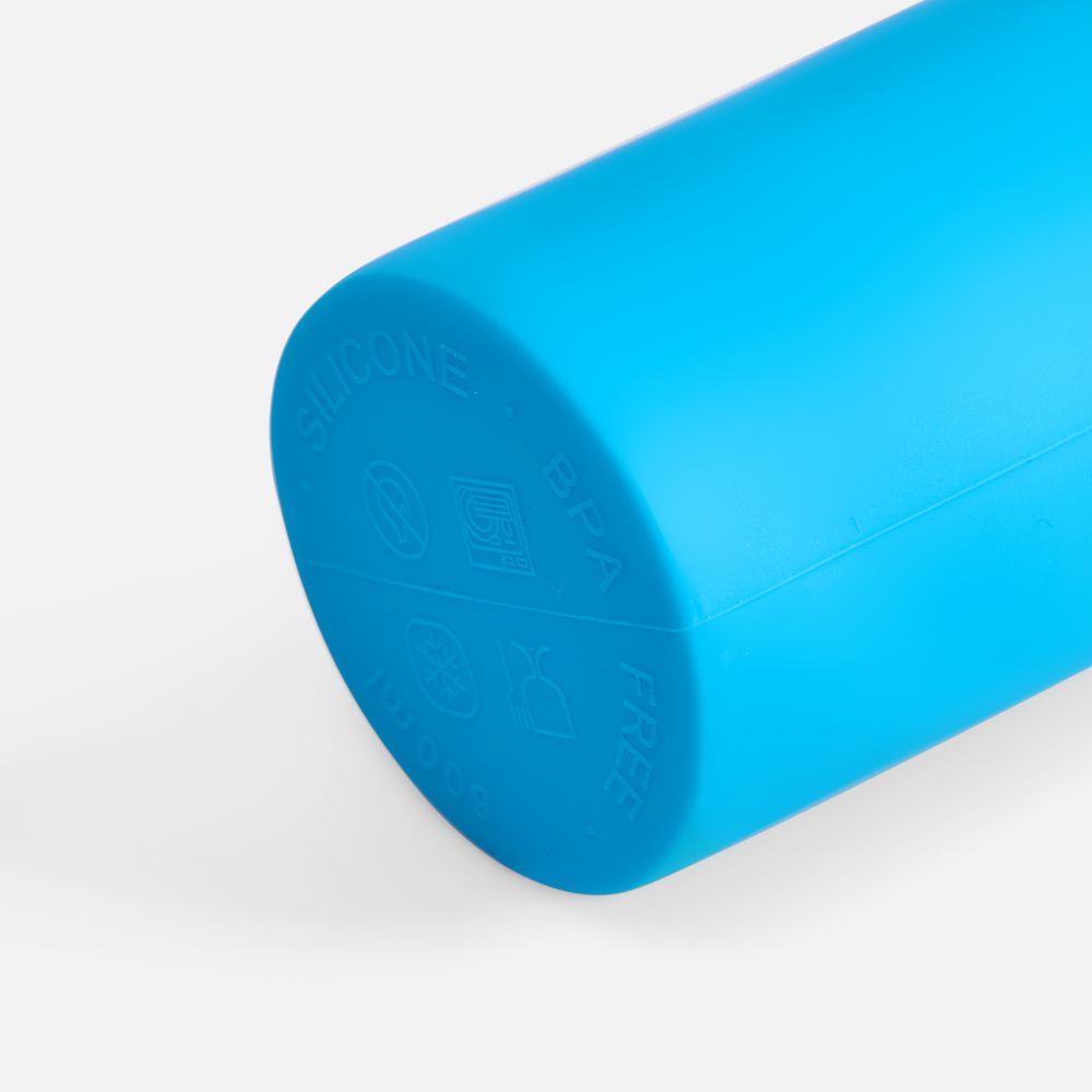 Складная бутылка для воды Langfossen, голубая / Миниатюра WWW (1000)