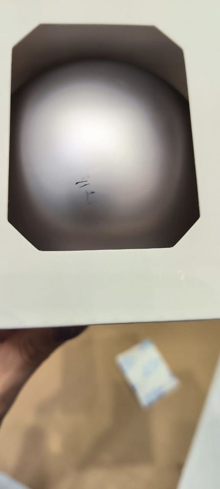 Оформительский шар Finery, 10 см, матовый серебристый / Миниатюра WWW (1000)