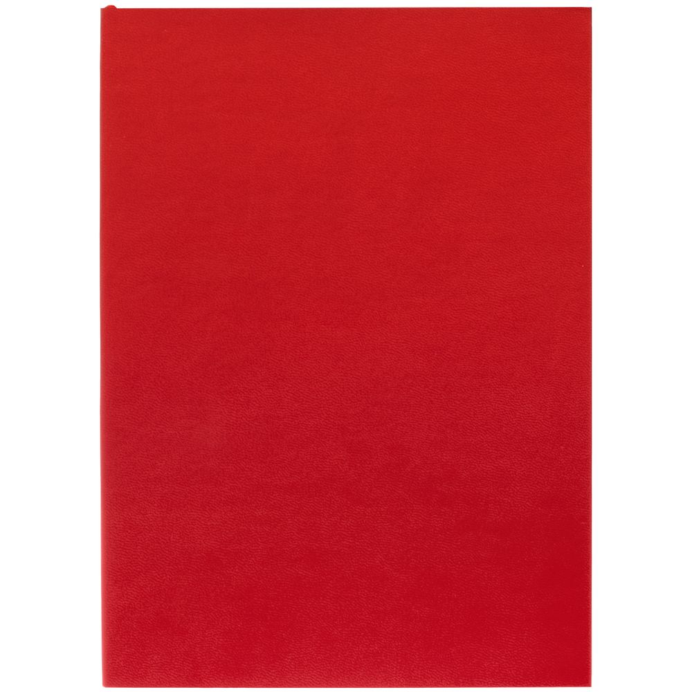 Ежедневник Flat, недатированный, красный / Миниатюра WWW (1000)