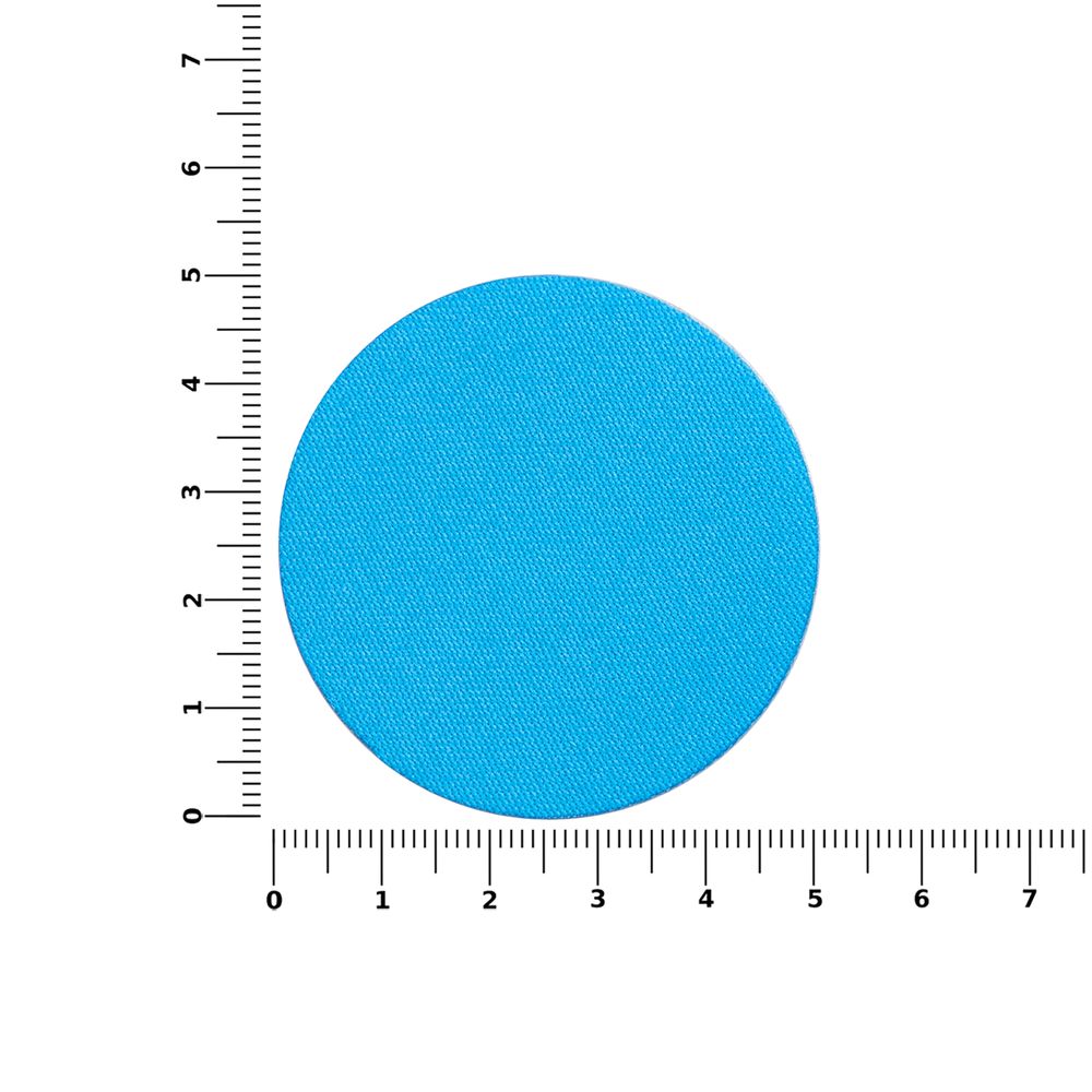 Наклейка тканевая Lunga Round, M, голубая / Миниатюра WWW (1000)