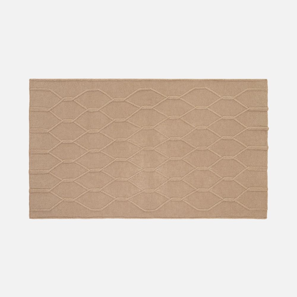 Плед Curve Verve, бежевый меланж / Миниатюра WWW (1000)