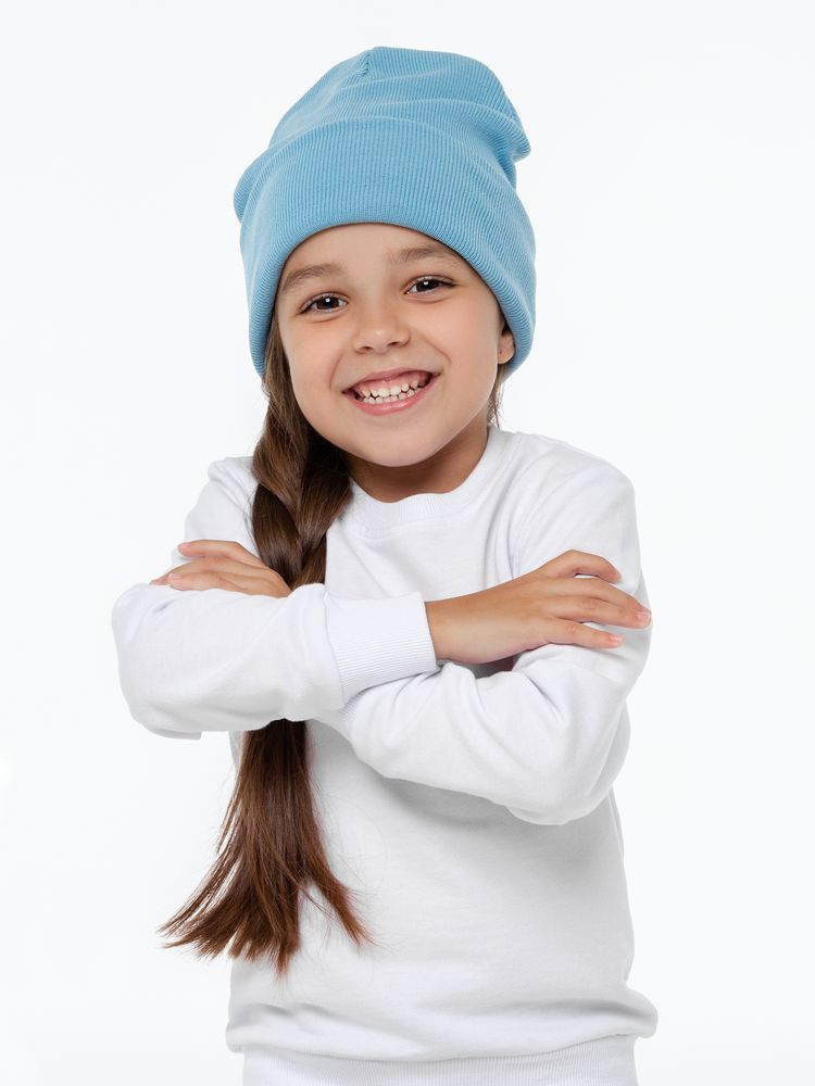 Шапка Real Talk, голубая / Миниатюра WWW (1000)