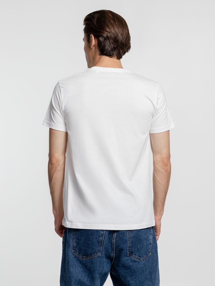 Футболка унисекс T-Bolka 160, белая (теплый оттенок) / Миниатюра WWW (1000)