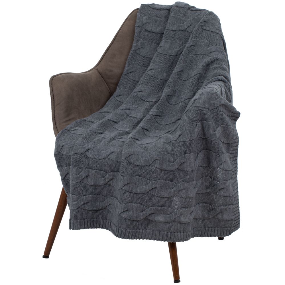 Плед Stille, серый меланж / Миниатюра WWW (1000)