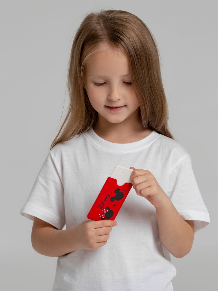 Чехол для карточки «Минни и Микки», красный / Миниатюра WWW (1000)