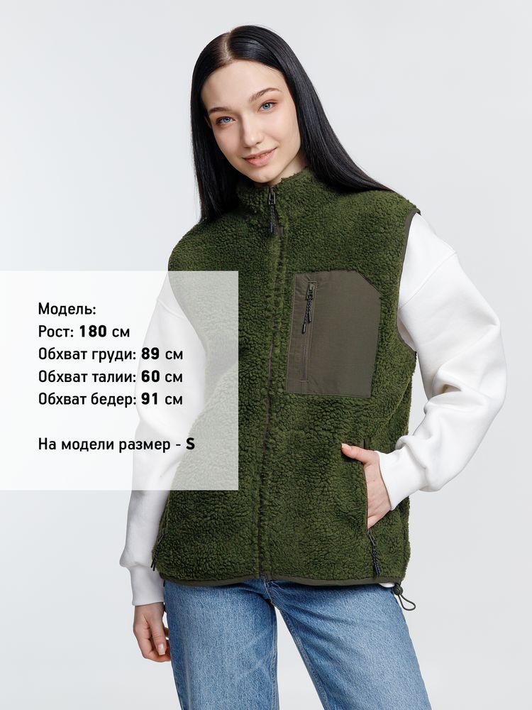 Жилет унисекс Fury BW, хаки / Миниатюра WWW (1000)