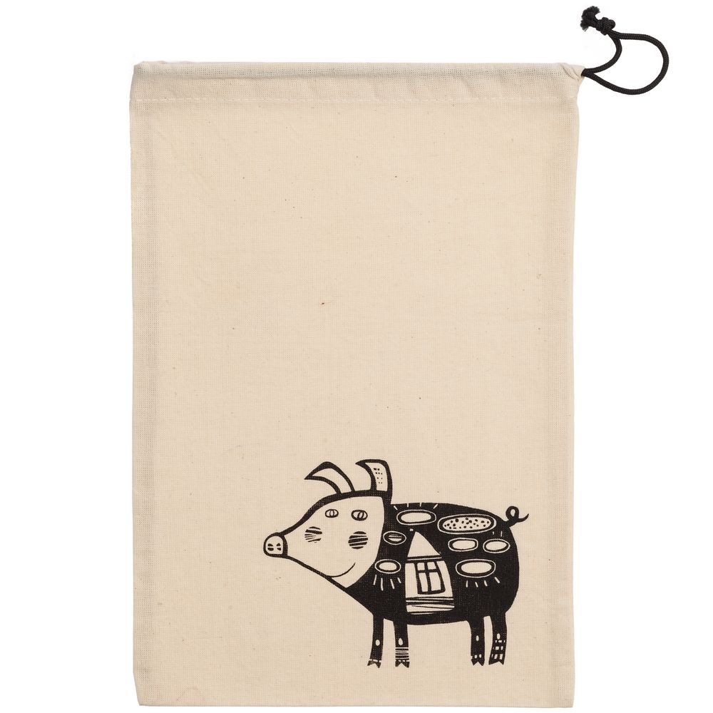 Игрушка «Свинка, витающая в облаках», черная / Миниатюра (упак) (1000)