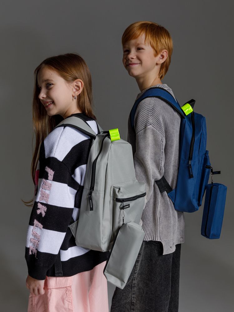 Детский рюкзак Base Kids с пеналом, темно-синий / Миниатюра WWW (1000)