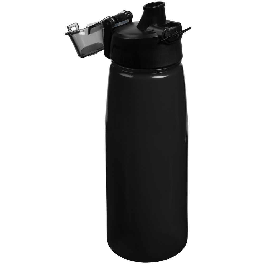 Спортивная бутылка Rally, черная / Миниатюра WWW (1000)